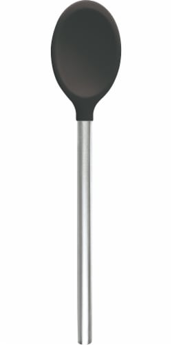 Tovolo Silicone Mixing Spoon - Charcoal Perspective: front