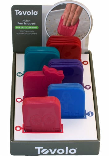 Tovolo Nylon Pan Scrapers - Assorted Perspective: front
