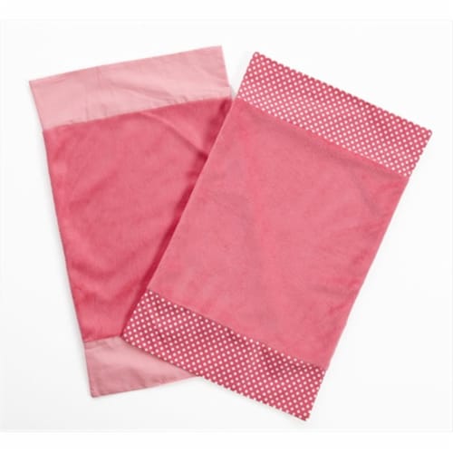 One Grace Place 10-18hp026 Simplicity Hot Pink Burp Cloth Perspective: front