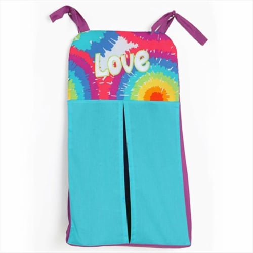 One Grace Place 10-34031 Terrific Tie Dye Diaper Stacker Perspective: front