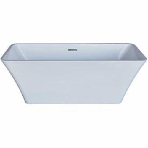 Atlantis Whirlpools 6730NRSXCWXX 30 x 67 in. Nariva Rectangle Acrylic Freestanding Bathtub Perspective: front