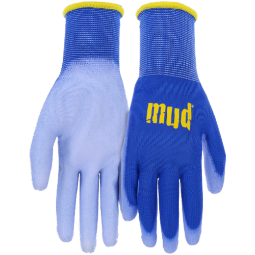 MUD® Lite Gardening Gloves 3-Pack - Brilliant Blue Perspective: front