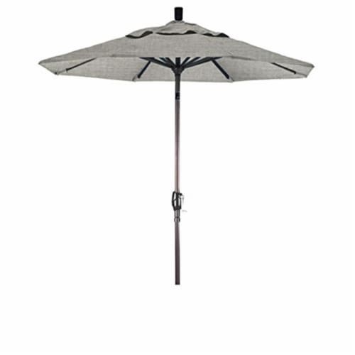 California Umbrella 7.5' Patio Umbrella in Granite Perspective: front