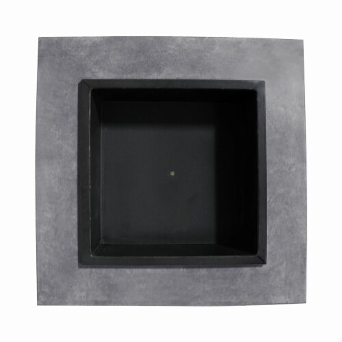 Astella FP200-CE Monolith Fire Nook, Light Gray Cement Perspective: front