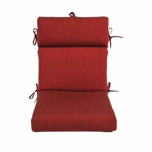 Astella 44 x 21 in. Pacifica Premium Patio Dining Chair Cushion in Caliente Perspective: front
