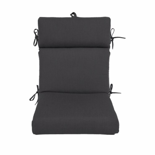 Astella CUDC44-SDA48 44 x 21 in. Pacifica Premium Patio Dining Chair Cushion in Slate Perspective: front