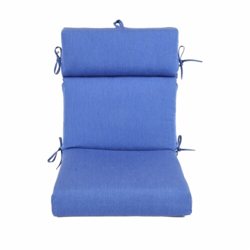 Astella CUDC44-SDA93 44 x 21 in. Pacifica Premium Patio Dining Chair Cushion in Lapis Perspective: front
