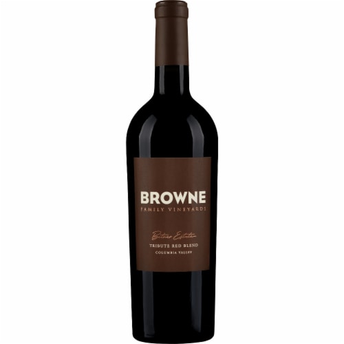 Browne Family Vineyards Tribute Red Blend Bitner Estate Washington Perspective: front