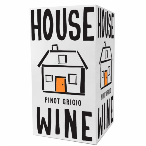 House Wine Pinot Grigio Chile White Wine Perspective: front