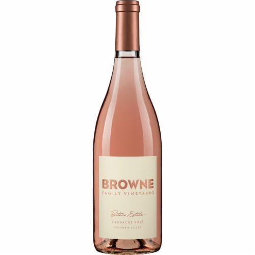 Browne Family Vineyards Bitner Estate Grenache Oregon Rose Wine Perspective: front