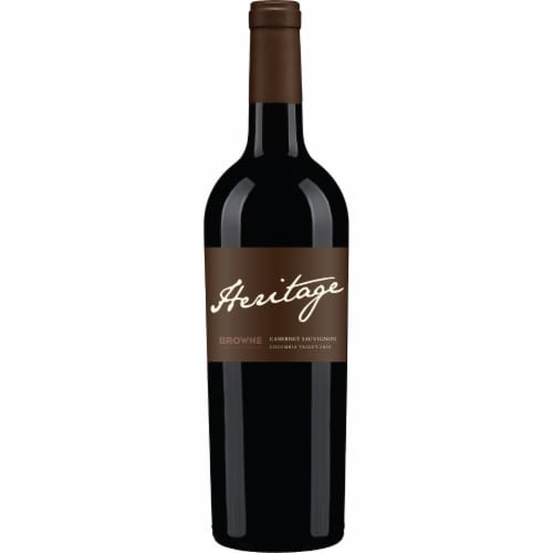 Browne Family Vineyards Heritage Cabernet Sauvignon Washington Red Wine Perspective: front