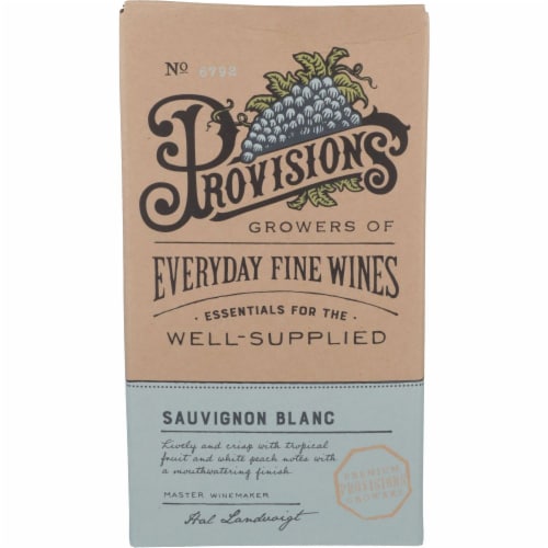 Provisions Wine Sauvignon Blanc Perspective: front