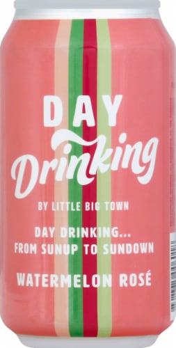 Little Big Town Day Drinking Watermelon Rose Wine Spritzer Perspective: front
