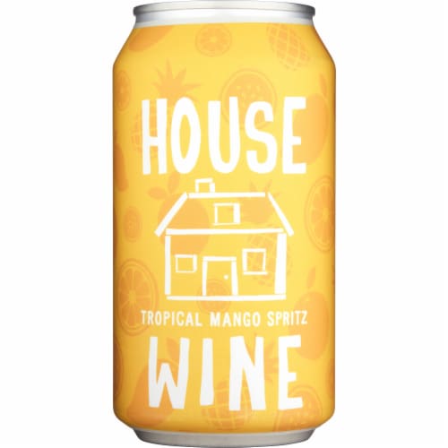 House Wine Tropical Mango Spritz Flavored Wine Perspective: front