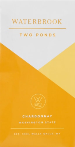Waterbrook Wine Chardonnay White Wine Perspective: front