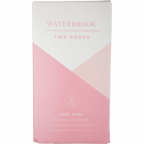 Waterbrook Two Ponds Washington Rose Wine Perspective: front