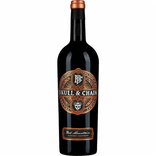 Browne Family Vineyards Skull & Chain Red Mountain Cabernet Sauvignon Perspective: front