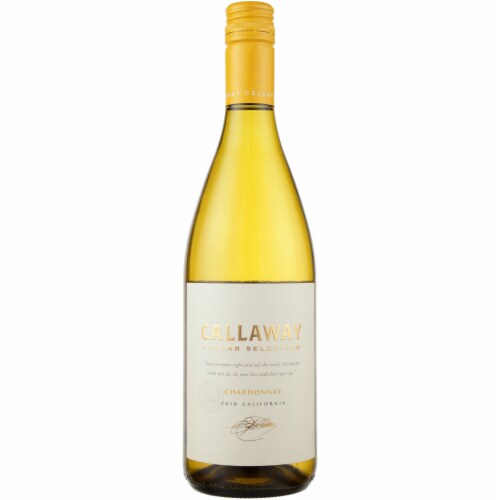 Callaway Cellar Selection Chardonnay California White Wine Perspective: front