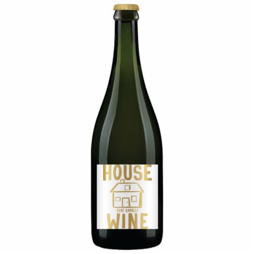 House Wine Brut Bubbles Sparkling Wine Perspective: front