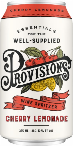 Provisions Cherry Lemonade Wine Spritzer Perspective: front