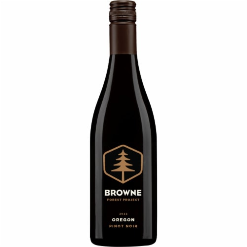 Browne Family Vineyards Forest Project Pinot Noir Oregon Red Wine Perspective: front