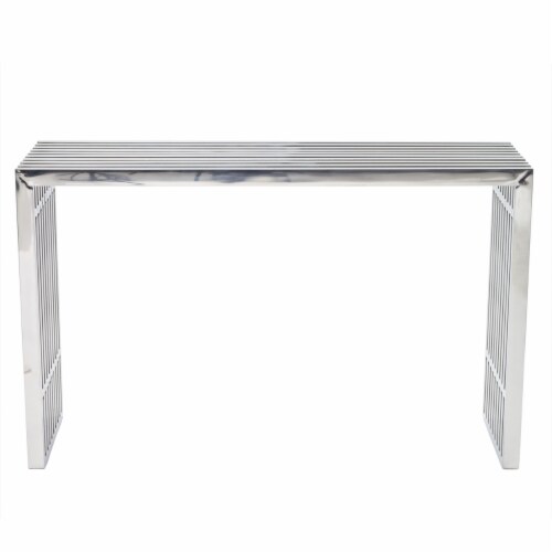 Gridiron Console Table Perspective: front