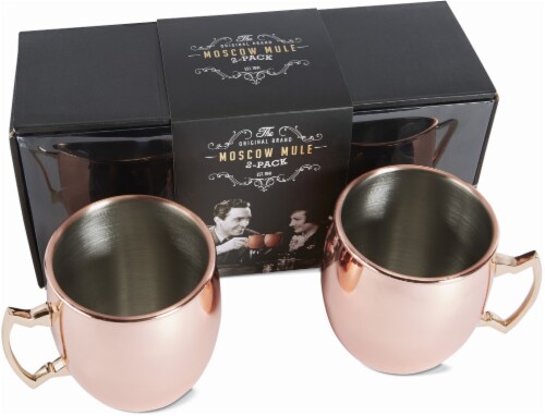 Moscow Mule Cup Gift Set - 2 Pack Perspective: front
