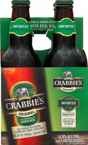 Crabbie's Original Alcoholic Ginger Beer Perspective: front