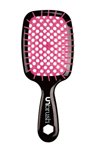 Unbrush® Detangling Hair Brush - Cherry Blossom Pink Perspective: front