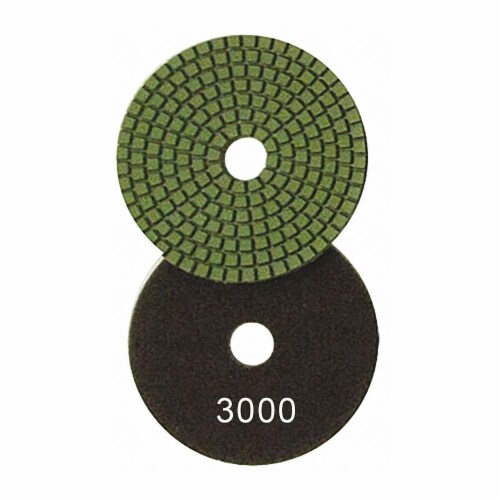 Diamond Vantage Polishing Pad,4 in. Dia.,800 Grit  S-4WPP-800 Perspective: front
