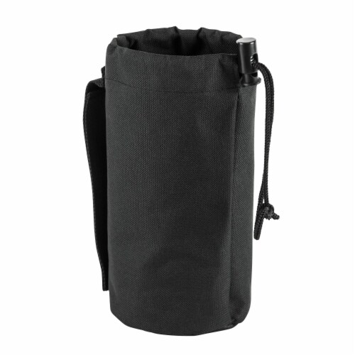 Vism CVBP2966B Vism MOLLE Water Bottle Pouch-Black Perspective: front