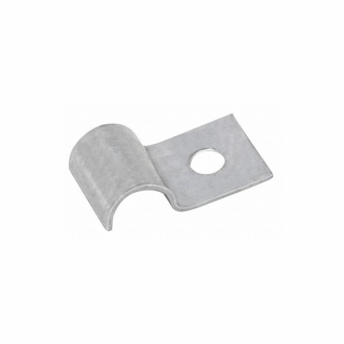 Sim Supply Half Clamp,Galvanized,Dia 1/2 In,PK50  CH0809Z1 Perspective: front