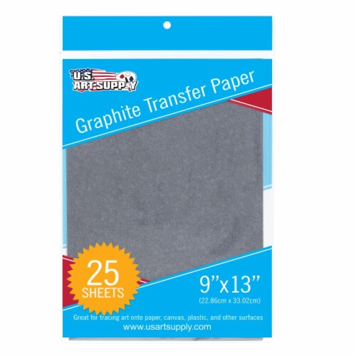 9 X 13 Graphite Transfer Paper 25 Sheets, 9” X 13” 25 Sheets Kroger