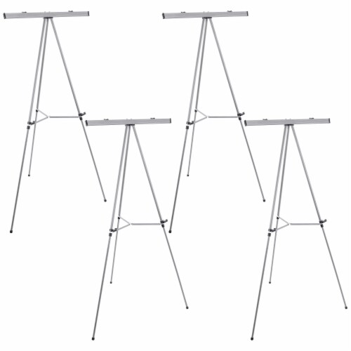 66  Classroom Aluminum Flipchart Display Easel and Presentation Stand (Pack of 4) Perspective: front