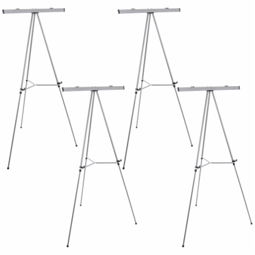 White Metal Easel Display Stand