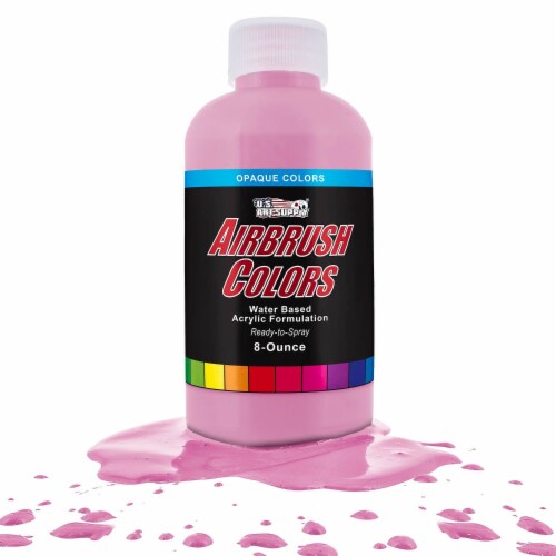 Lavender, Opaque Acrylic Airbrush Paint, 8 oz. Perspective: front