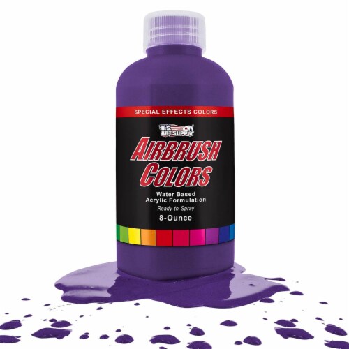 Purple Pearl, Pearlized Special Effects Acrylic Airbrush Paint, 8 oz. Perspective: front