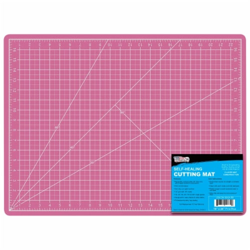 18 x 24 Pink/Blue Self Healing 5-Ply Double Sided Durable Non-Slip PVC Cutting  Mat, 18” x 24” - Ralphs