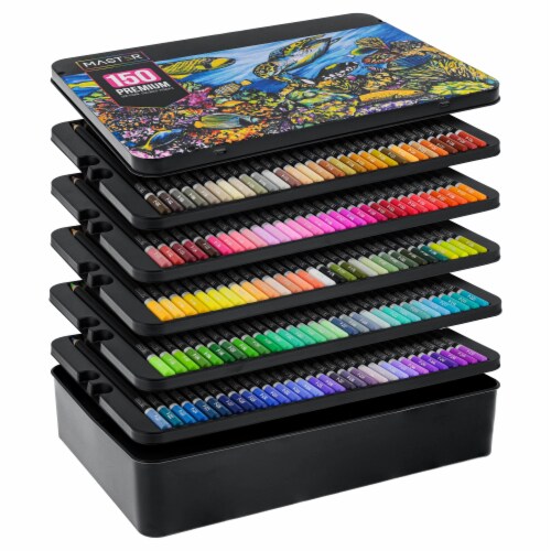 72 Piece Colored Pencil Set in Display Tin