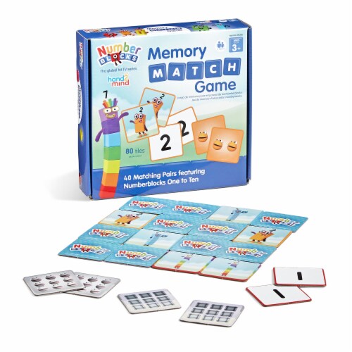 Learning Resources® Numberblocks Memory Match Game Perspective: front