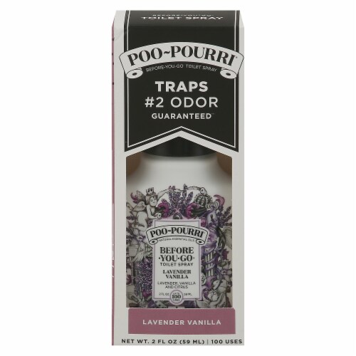 Poo-Pourri® Before-You-Go Lavender Vanilla Toilet Spray, 2 fl oz - Harris  Teeter