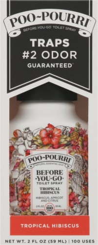 Poo-Pourri® Before•You•Go Toilet Spray - Tropical Hibiscus Perspective: front