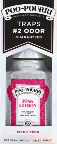 Poo-Pourri Pink Citron Before-You-Go Toilet Spray Perspective: front