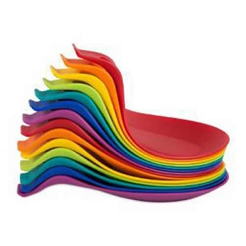 Core Home 220743 Silicone Spoon Rest, Assorted Perspective: front