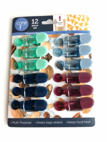 Core Home Magnetic Bag Clips - Assorted Perspective: front