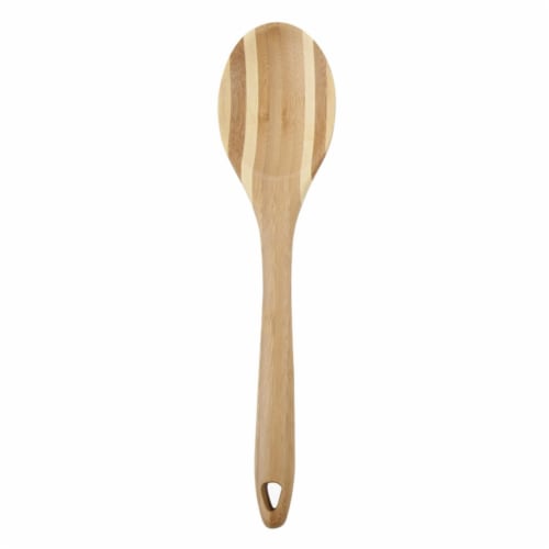 Core Kitchen Pro Chef 12 in. Beige Bamboo Spoon Perspective: front