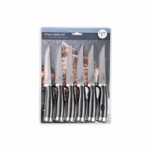 Core Kitchen 6012620 Core Kitchen Stainless Steel Steak Knife Set