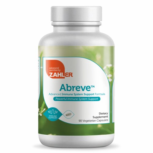 Zahler Kosher Abreve Immune Support Capsules Perspective: front