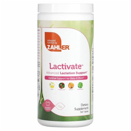 Zahler® Lactivate™ Advanced Lactation Support Dietary Supplement Tablets Perspective: front