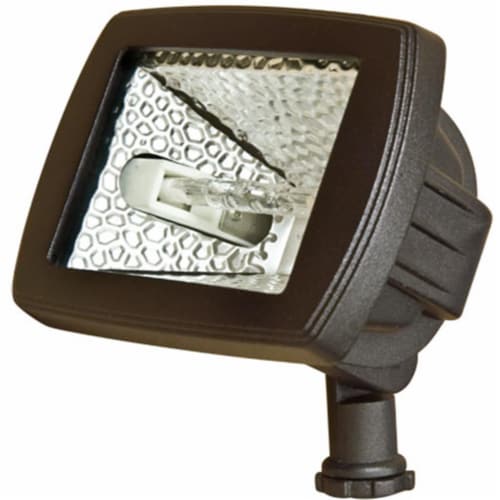 Dabmar Lighting D105-BZ Cast Aluminum Area Flood Light- Bronze Perspective: front